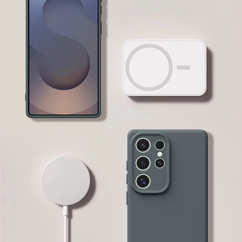 Soft Liquid Silicone Case For  - огляд і ціна Liquid Silicone Magnetic Phone Case