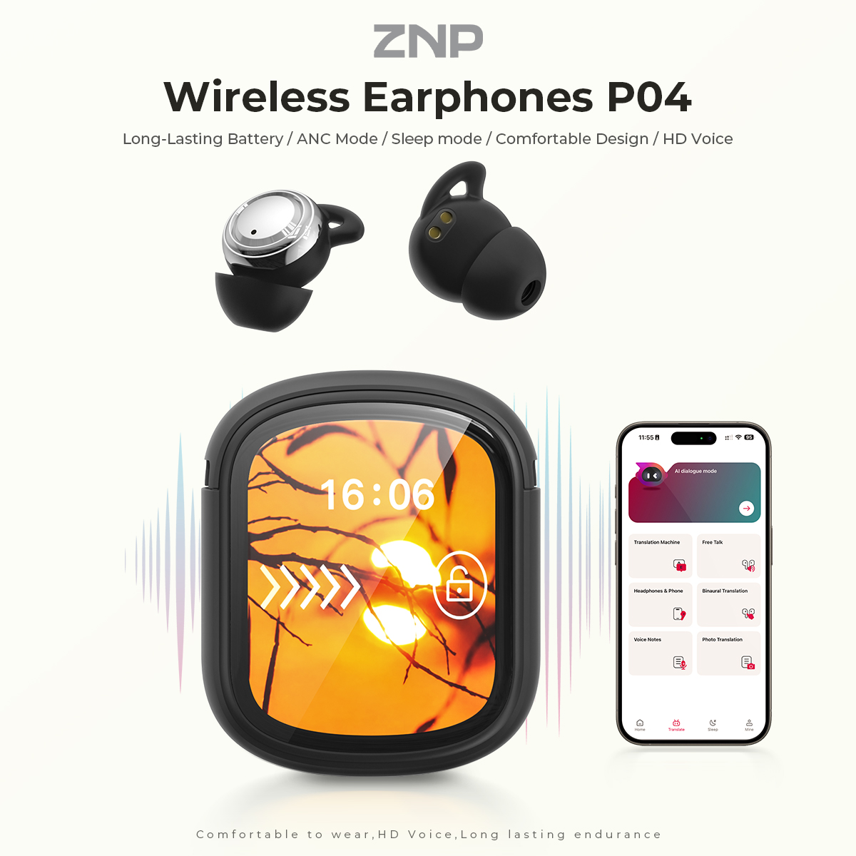 ZNP P04 Sleeping Aid Earbuds A - огляд і ціна Earphones
