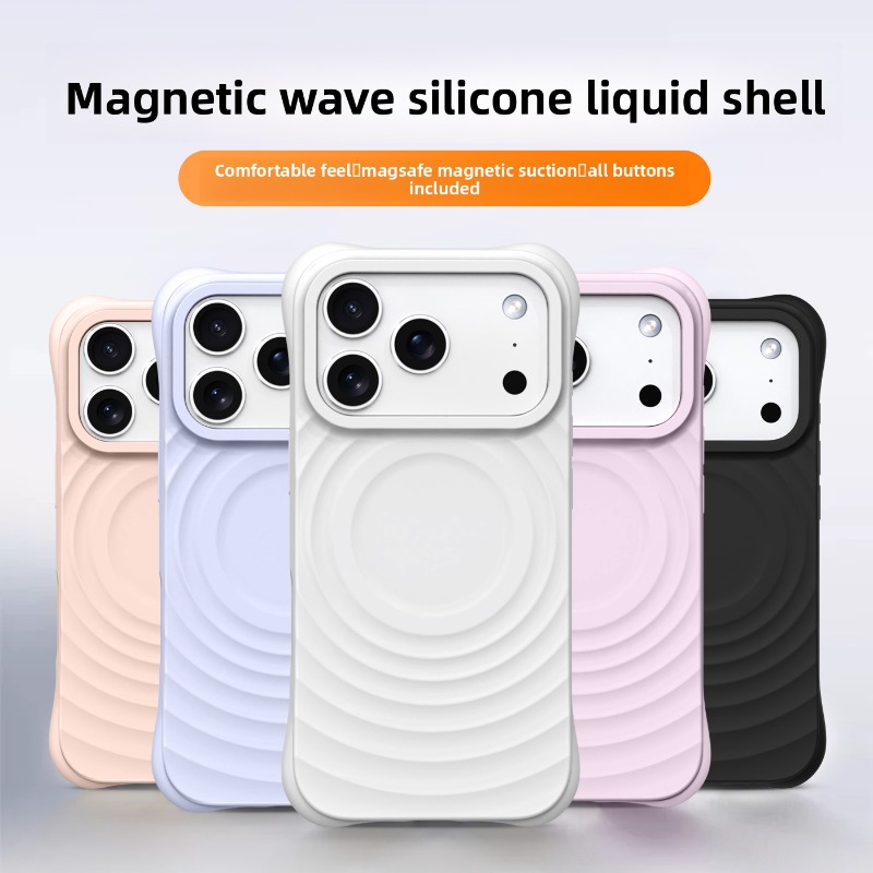 New Offical Liquid Silicone Wa - огляд і ціна Liquid Silicone Magnetic Phone Case