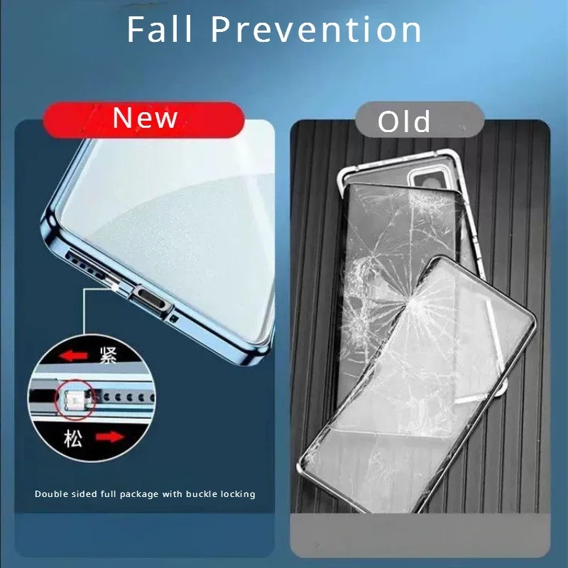 For Huawei nova Y74 Y73 Y63 Y7 - огляд і ціна Anti Spy Privacy Glass Case