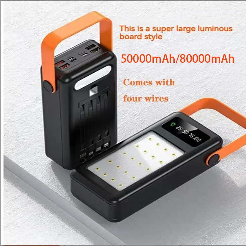 50000mAh 80000mAh Portable Pow - огляд і ціна Power Banks