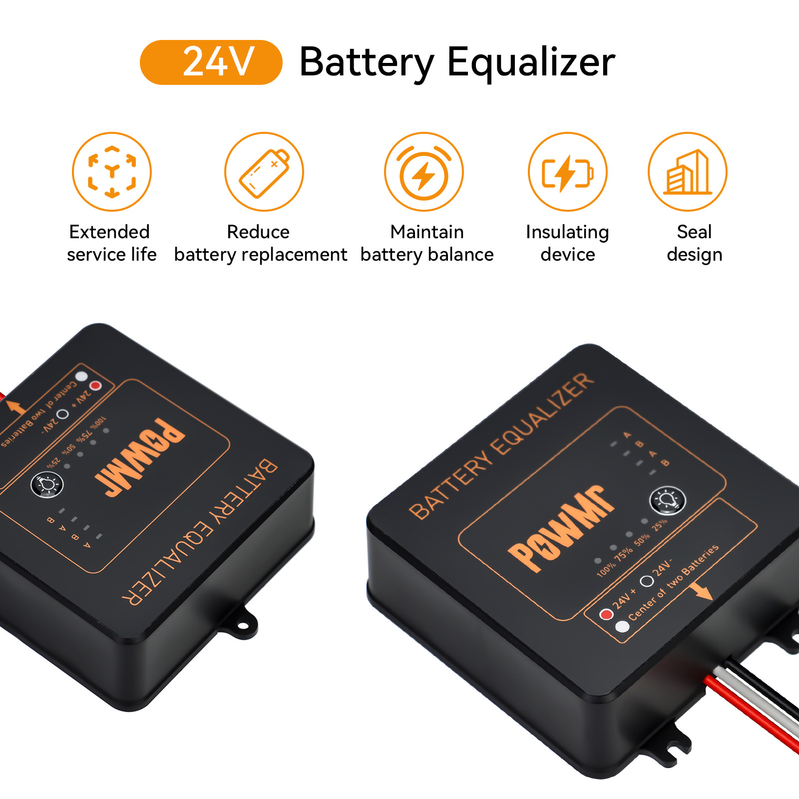 PowMr BE24 Battery Equalizer 2 - огляд і ціна Power Banks